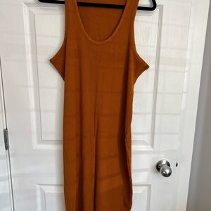 Reitmans Mustard Midi Dress